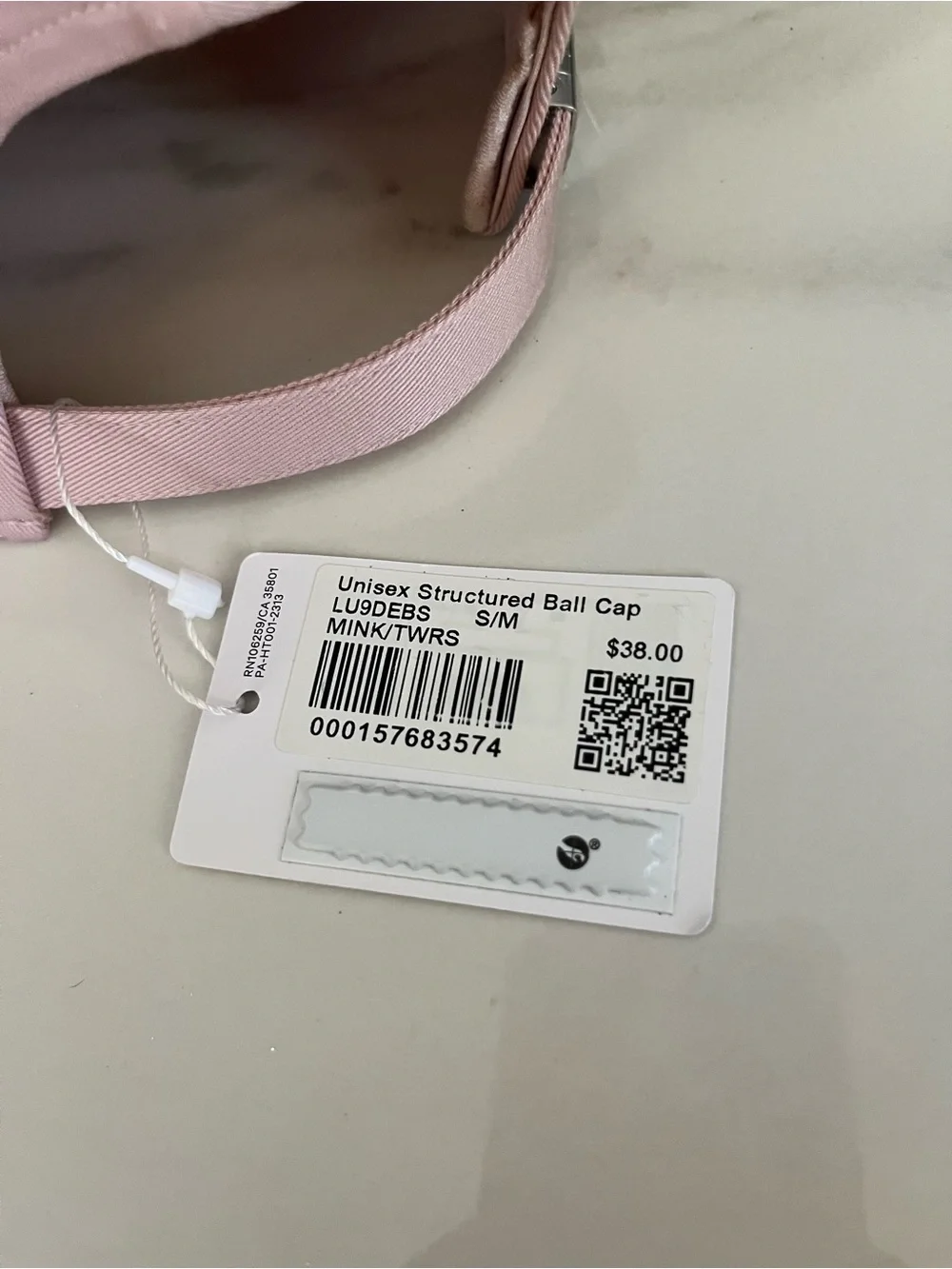 lululemon athletica Light Pink Script Logo Baseball Cap